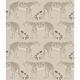 Cole & Son Leopard Walk Stone  Wallpaper
