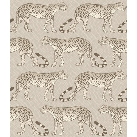 Cole & Son Leopard Walk Stone  Wallpaper