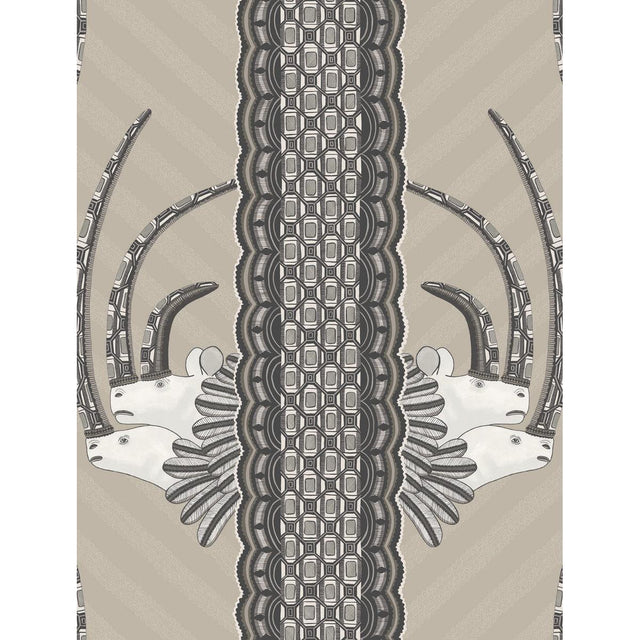 Cole & Son JABU LINEN & BLACK Wallpaper