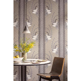 Cole & Son Jabu Linen & Black Wallpaper