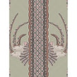 Cole & Son JABU OLIVE & PINK Wallpaper