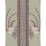 Cole & Son JABU OLIVE & PINK Wallpaper