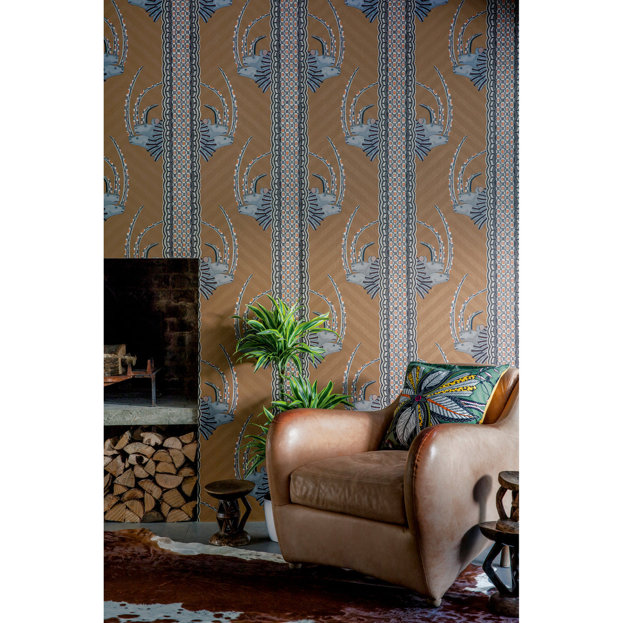 Cole & Son Jabu Tan Wallpaper