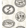 Cole & Son MATRINAH BLACK & WHITE Wallpaper