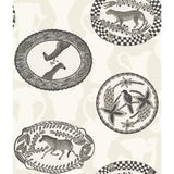 Cole & Son Matrinah Black & White Wallpaper