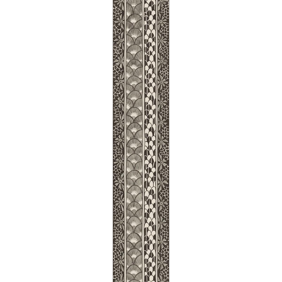 Cole & Son Ardmore Border Black & White Wallpaper