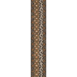 Cole & Son ARDMORE BORDER BLACK & BURNT ORANGE Wallpaper
