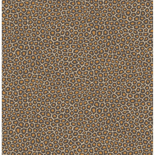 Cole & Son SENZO SPOT BROWN & GOLD Wallpaper