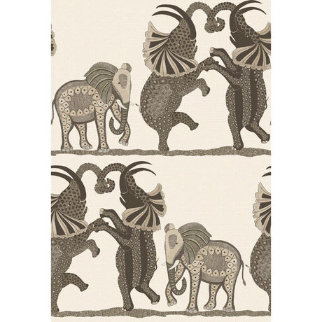 Cole & Son SAFARI DANCE NEUTRAL & CHARCOAL Wallpaper