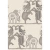 Cole & Son Safari Dance Pale Stone & Grey Wallpaper