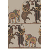 Cole & Son SAFARI DANCE RED & LINEN Wallpaper