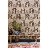 Cole & Son SAFARI DANCE RED & LINEN Wallpaper