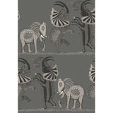 Cole & Son SAFARI DANCE CHARCOAL BLACK & WHITE Wallpaper