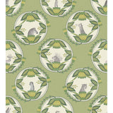 Cole & Son ARDMORE CAMEOS GREEN Wallpaper
