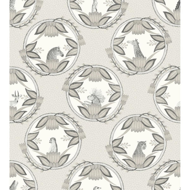 Cole & Son ARDMORE CAMEOS GREY Wallpaper