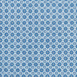 Schumacher Palisades Floret Indigo Fabric