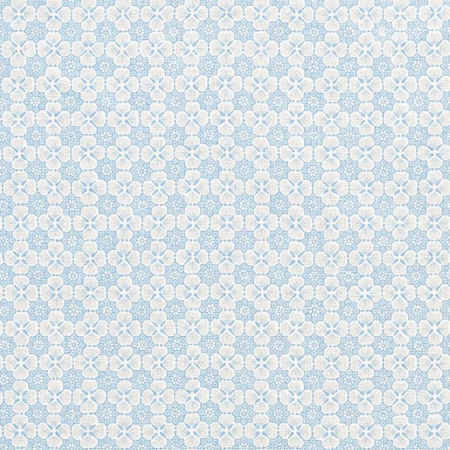 Schumacher Palisades Floret China Blue Fabric
