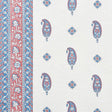 Schumacher Ojai Paisley Red Fabric