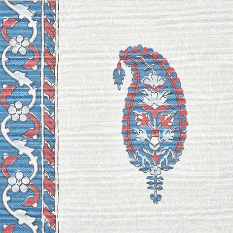 Schumacher Ojai Paisley Red Fabric