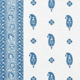 Schumacher Ojai Paisley Indigo Fabric