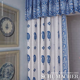 Schumacher Ojai Paisley Indigo Fabric
