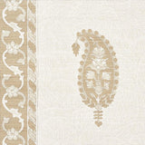 Schumacher Ojai Paisley Neutral Fabric