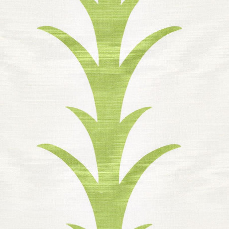 Schumacher Acanthus Stripe Leaf Fabric