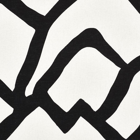 Schumacher Zimba Ebony Fabric