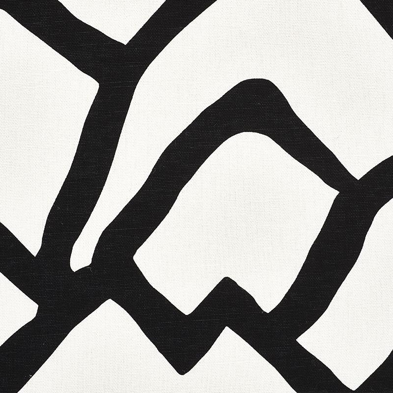 Schumacher Zimba Ebony Fabric