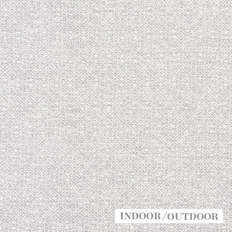 Schumacher Sarong Weave Indoor/Outdoor Grey Fabric