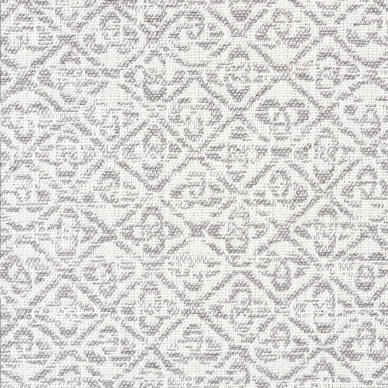 Schumacher Sarong Weave Indoor/Outdoor Grey Fabric