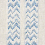 Schumacher Kudu Stripe Blue Fabric