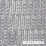 Schumacher Zonda Indoor/Outdoor Charcoal Fabric
