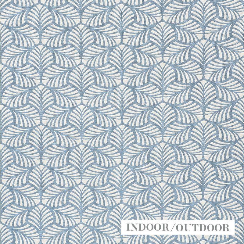 Schumacher Sonia Ii Indoor/Outdoor Sky Fabric
