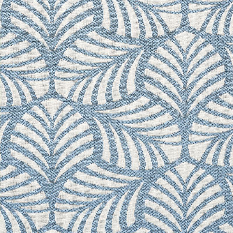 Schumacher Sonia Ii Indoor/Outdoor Sky Fabric