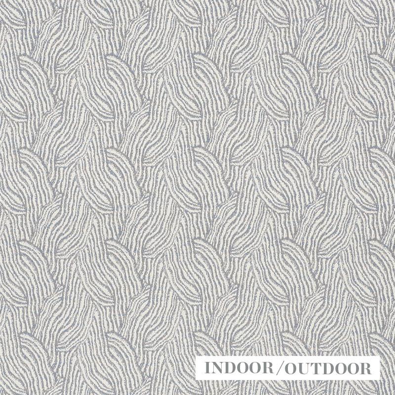 Schumacher Strata Indoor/Outdoor Slate Fabric