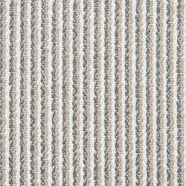 Schumacher Shoreline Stripe Stone Fabric