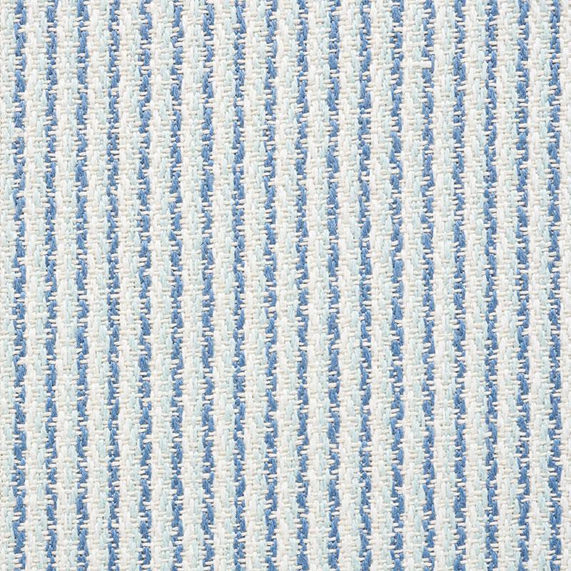 Schumacher Shoreline Stripe Sky Fabric