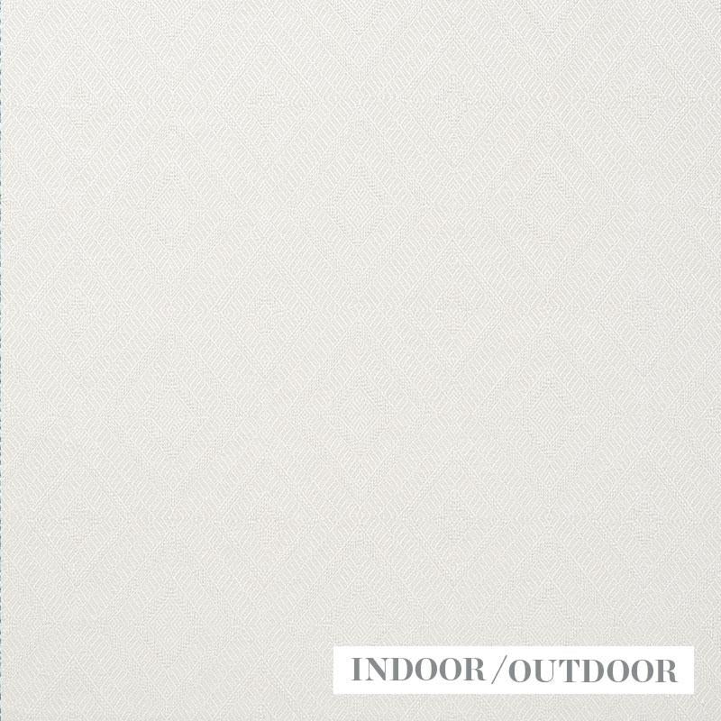 Schumacher Geometric Weave Indoor/Outdoor Ivory Fabric