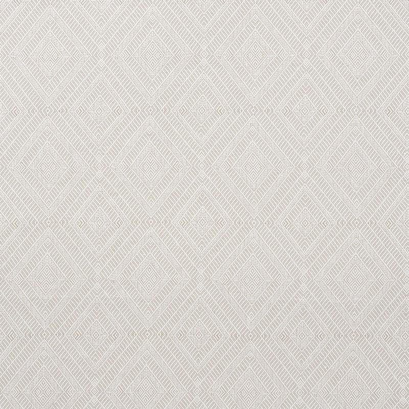 Schumacher Geometric Weave Indoor/Outdoor Natural Fabric