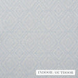 Schumacher Geometric Weave Indoor/Outdoor Chambray Fabric