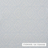 Schumacher Geometric Weave Indoor/Outdoor Chambray Fabric