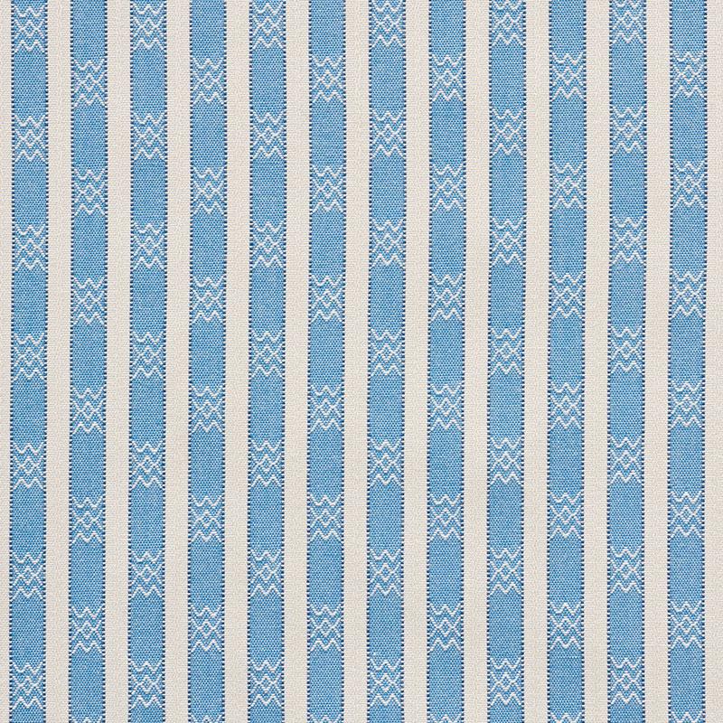 Schumacher Beverly Stripe Cobalt Fabric