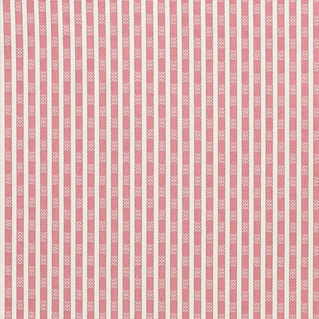 Schumacher Beverly Stripe Red Fabric
