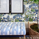 Schumacher Santa Barbara Ikat Indigo Fabric