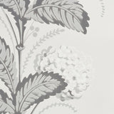 Schumacher Hydrangea Drape Grisaille Wallpaper