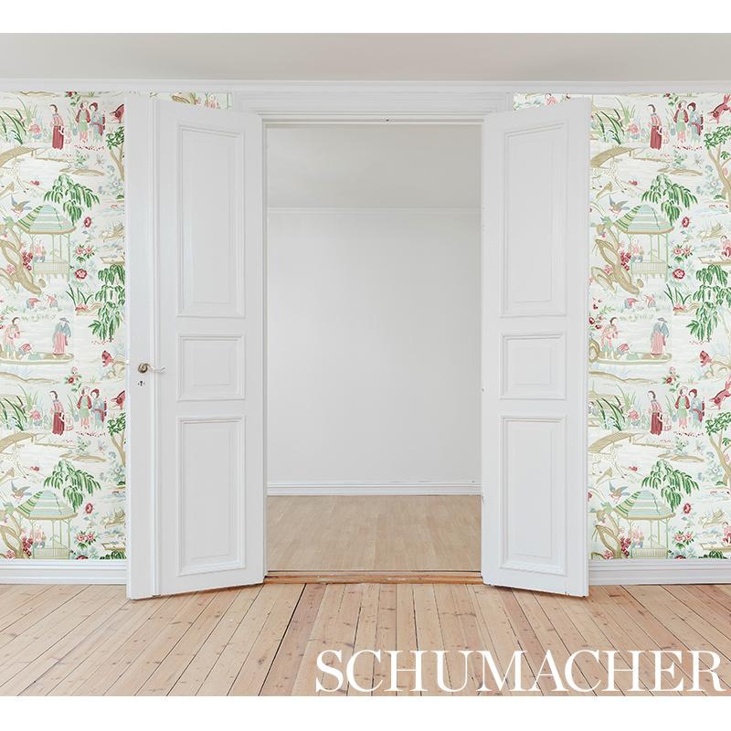 Schumacher Yangtze River Ivory Wallpaper – DecoratorsBest