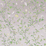 Schumacher Floraison Citron Shimmer Wallpaper
