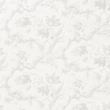 Schumacher Toile De Fleurs Grisaille Wallpaper