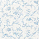 Schumacher Toile De Fleurs Delft Wallpaper